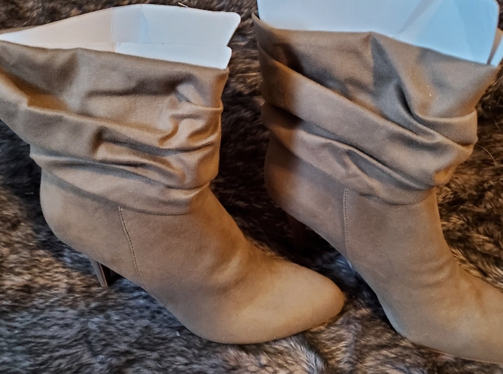 Cute heeled booties